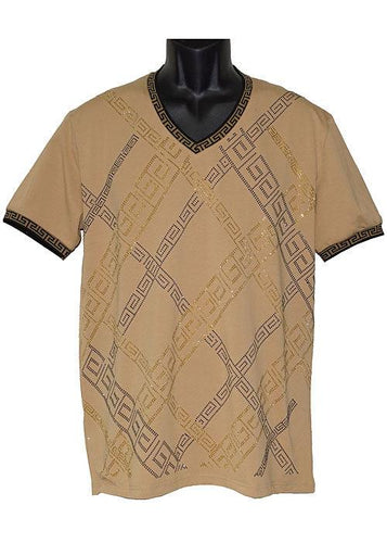 Lanzino Shirt # VSC021 Tan