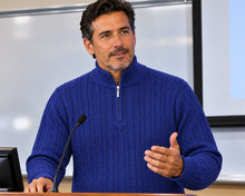 Load image into Gallery viewer, Lavane Zipper Sweater # 2652 Blue
