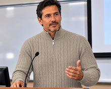 Load image into Gallery viewer, Lavane Zipper Sweater # 2652 Oatmeal
