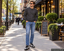 Load image into Gallery viewer, Lavane Crewneck Sweater # 2641 Black

