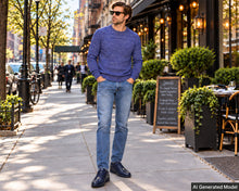 Load image into Gallery viewer, Lavane Crewneck Sweater # 2641 Blue
