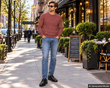 Load image into Gallery viewer, Lavane Crewneck Sweater # 2641 Brick
