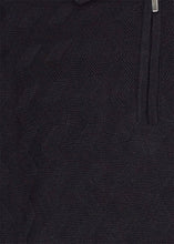 Load image into Gallery viewer, Lavane Zipper Polo Shirt # 2603 Black
