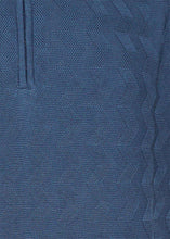 Load image into Gallery viewer, Lavane Zipper Polo Shirt # 2603 Blue
