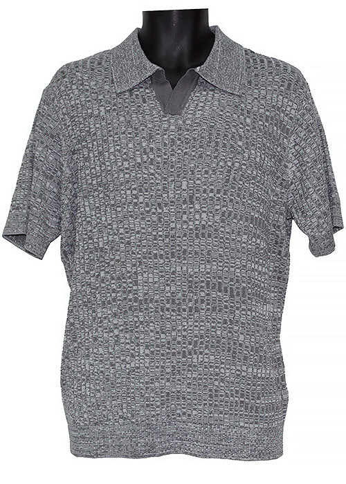 Lavane V-Neck Shirt # 2604 Grey