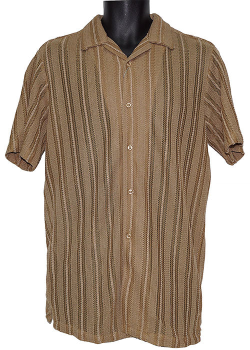 Lavane Button-Down Shirt # 2611 Khaki