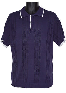 Load image into Gallery viewer, Lavane Polo Shirt # MS3 Navy
