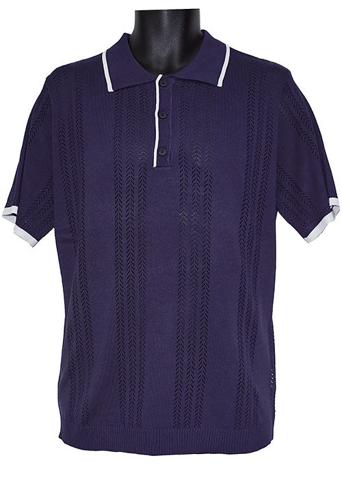 Lavane Polo Shirt # MS3 Navy