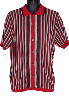 Load image into Gallery viewer, Lavane Button-Down Shirt # MS4 Red
