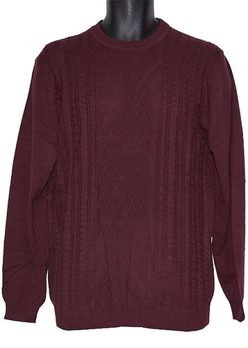 Lavane Crewneck Sweater # 2539 Burgundy