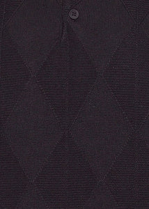 Lavane 3-Button Polo Sweater # 2535 Black