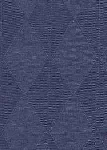 Lavane 3-Button Polo Sweater # 2535 Blue
