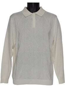 Load image into Gallery viewer, Lavane 3-Button Polo Sweater # 2535 Cream
