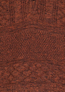 Lavane 3-Button Mockneck Sweater # 2546 Copper