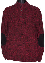 Load image into Gallery viewer, Lavane 3-Button Mockneck Sweater # 2546 Red
