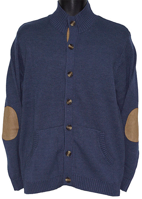 Lavane Button-Down Sweater/Jacket # 2556 Blue