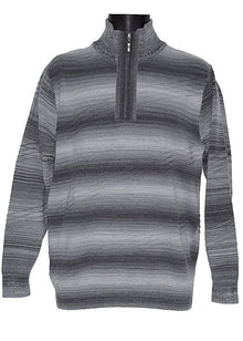 Load image into Gallery viewer, Lavane Zipper Polo Sweater # 2554 Grey
