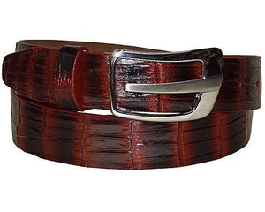 Marco di Milano Alligator Belt # LB59 Cognac Combo - Alligator World