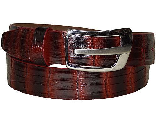 Marco di Milano Alligator Belt # LB59 Cognac Combo - Alligator World