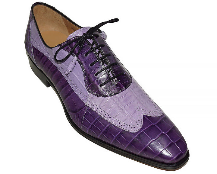 Mezlan Platinum Lace-Up Shoes 'Ferrara'