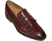Load image into Gallery viewer, Mezlan Platinum Alligator Shoes 'Rome'
