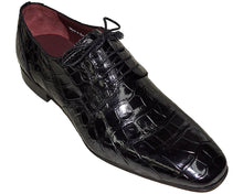 Load image into Gallery viewer, Mezlan Platinum Alligator Shoes 'Milan'
