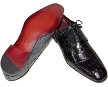 Load image into Gallery viewer, Mezlan Platinum Alligator Shoes 'Milan'
