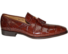 Load image into Gallery viewer, Mezlan Alligator Slip-On Shoes &#39;Stockholm&#39;
