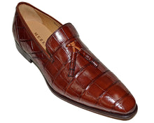 Load image into Gallery viewer, Mezlan Alligator Slip-On Shoes 'Stockholm'
