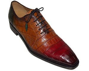 Mezlan Limited Edition Alligator Lace-Up Shoes 'Madrid'