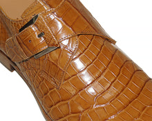 Load image into Gallery viewer, Mezlan Platinum Buckle Shoes 'Strada'
