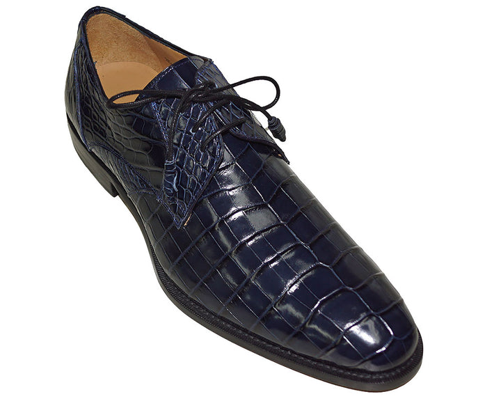 Mezlan Platinum Lace-Up Shoes 'Avanti'