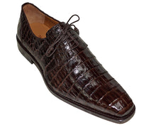 Load image into Gallery viewer, Mezlan Crocodile Lace-Up Shoes # 14625
