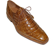 Load image into Gallery viewer, Mezlan Crocodile Lace-Up Shoes # 14625
