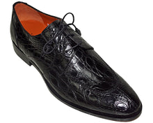 Load image into Gallery viewer, Mezlan Crocodile Lace-Up Shoes # 50155
