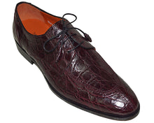 Load image into Gallery viewer, Mezlan Crocodile Lace-Up Shoes # 50155
