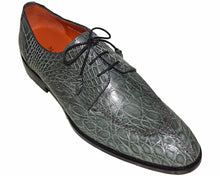 Load image into Gallery viewer, Mezlan Crocodile Lace-Up Shoes # 50155

