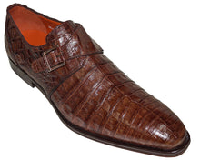 Load image into Gallery viewer, Mezlan Crocodile Buckle Shoes # 50161
