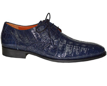 Load image into Gallery viewer, Mezlan Crocodile Lace-Up Shoes # 50169
