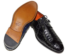 Load image into Gallery viewer, Mezlan Crocodile Lace-Up Shoes # 50169
