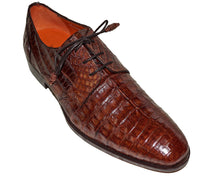 Load image into Gallery viewer, Mezlan Crocodile Lace-Up Shoes # 50169
