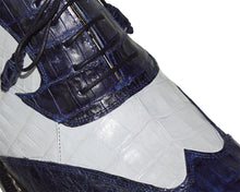 Load image into Gallery viewer, Mezlan Crocodile Lace-Up Shoes # 50223
