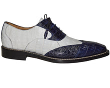 Load image into Gallery viewer, Mezlan Crocodile Lace-Up Shoes # 50223
