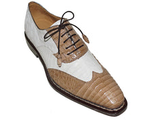 Load image into Gallery viewer, Mezlan Crocodile Lace-Up Shoes # 50223
