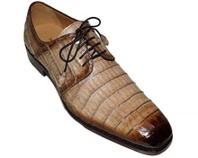 Load image into Gallery viewer, Mezlan Crocodile Lace-up Shoes # 50224
