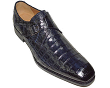 Load image into Gallery viewer, Mezlan Crocodile Buckle Shoes # 50225
