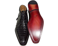 Load image into Gallery viewer, Mezlan Crocodile Split-Toe Boots # 50230
