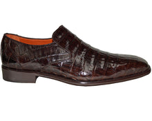 Load image into Gallery viewer, Mezlan Crocodile Slip-On Shoes # 50234
