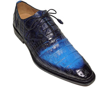 Load image into Gallery viewer, Mezlan Crocodile Lace-Up Shoes # 50236
