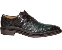 Load image into Gallery viewer, Mezlan Crocodile Lace-Up Shoes # 50236
